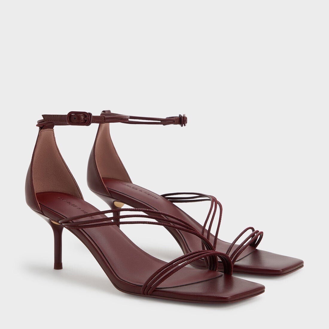 CHARLES & KEITH Fianna ファイナ アンクルストラップ スティレットサンダル