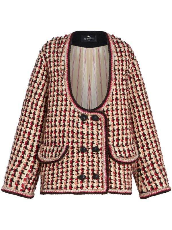 ETRO ブークレ ダブルジャケット