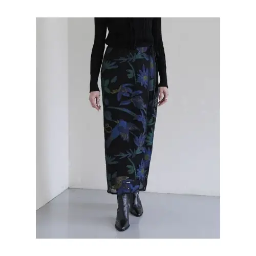 near.nippon メッシュオパールラップスカート