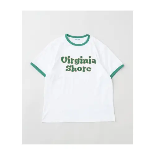 WOKE EDGE Virginia Shore Ringer Tシャツ