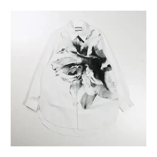 TAAKK PIGMENT FLOWER LONG SHIRTS