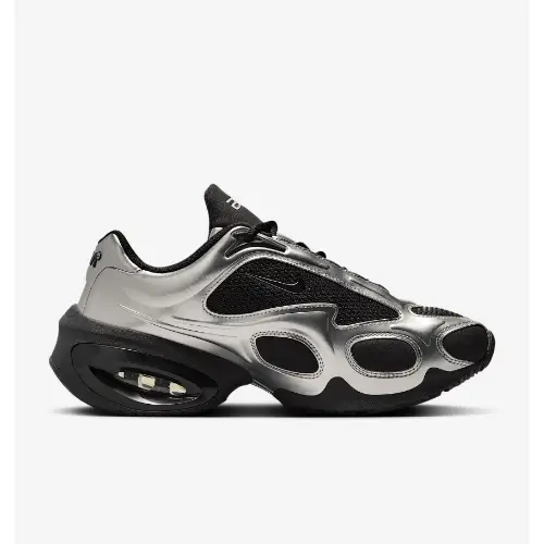 NIKE Air Max Muse Black Metallic Silver