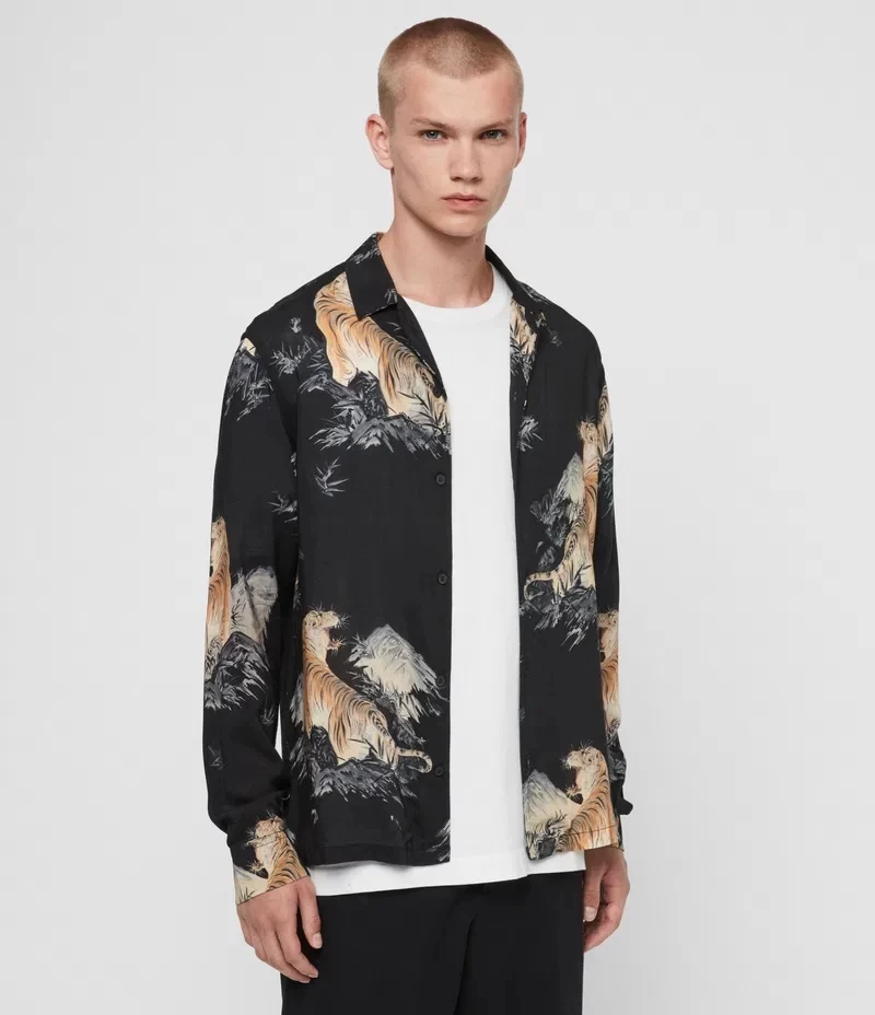 ALLSAINTS Kayan Long Sleeve Shirt