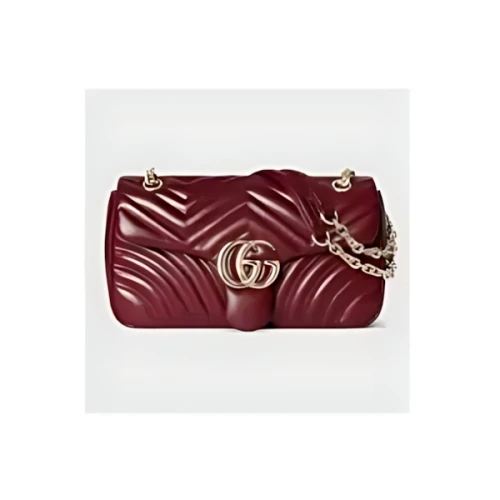 GUCCI 〔GGマーモント〕ミディアム ショルダーバッグ