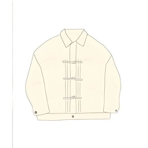 MONITALY ASIAN KNOT DENIM JACKET