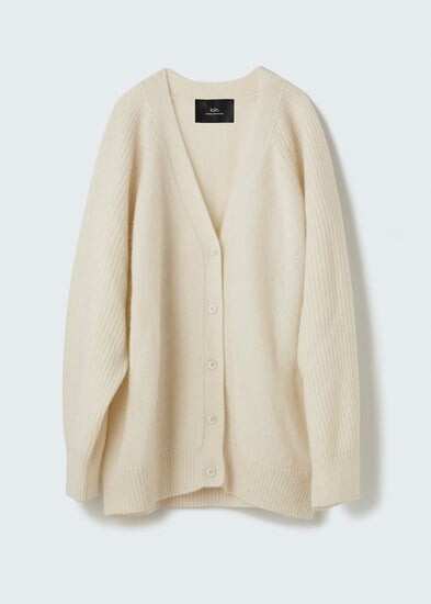 loin. mohair cardigan
