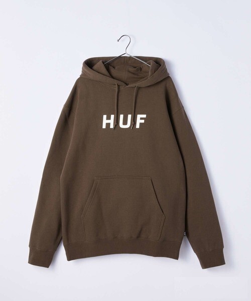 HUF ハフ エッセンシャル ロゴプリント パーカー