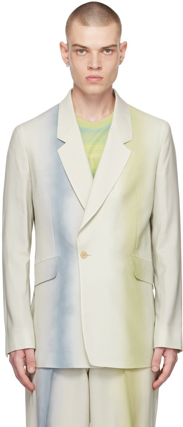 Paul Smith Beige Fade Blazer