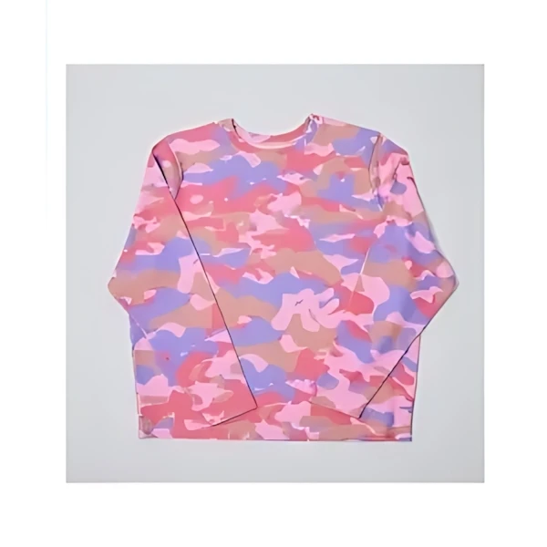 RE. カモフラワッフルロンT