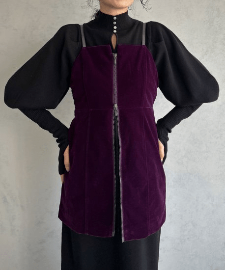 &g’aime VELOUR BUSTIER/988-63206