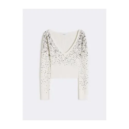 Max Mara Wool and cashmere V-neck sweater
