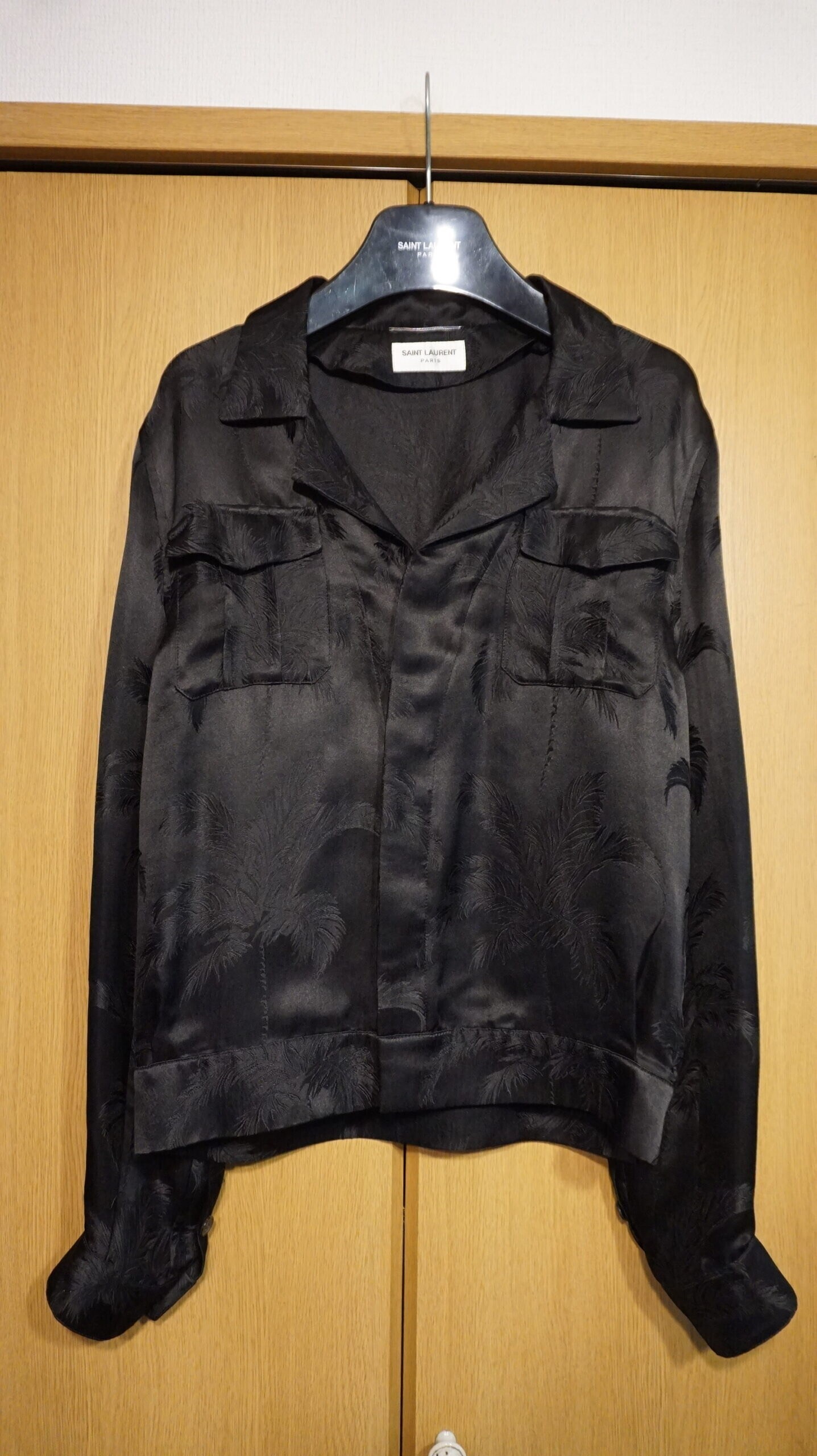 SAINT LAURENT Viscose Silk Jacquard Jacket
