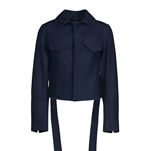 Ground Y 12OZ DENIM BACK CUTOUT SHORT JACKET