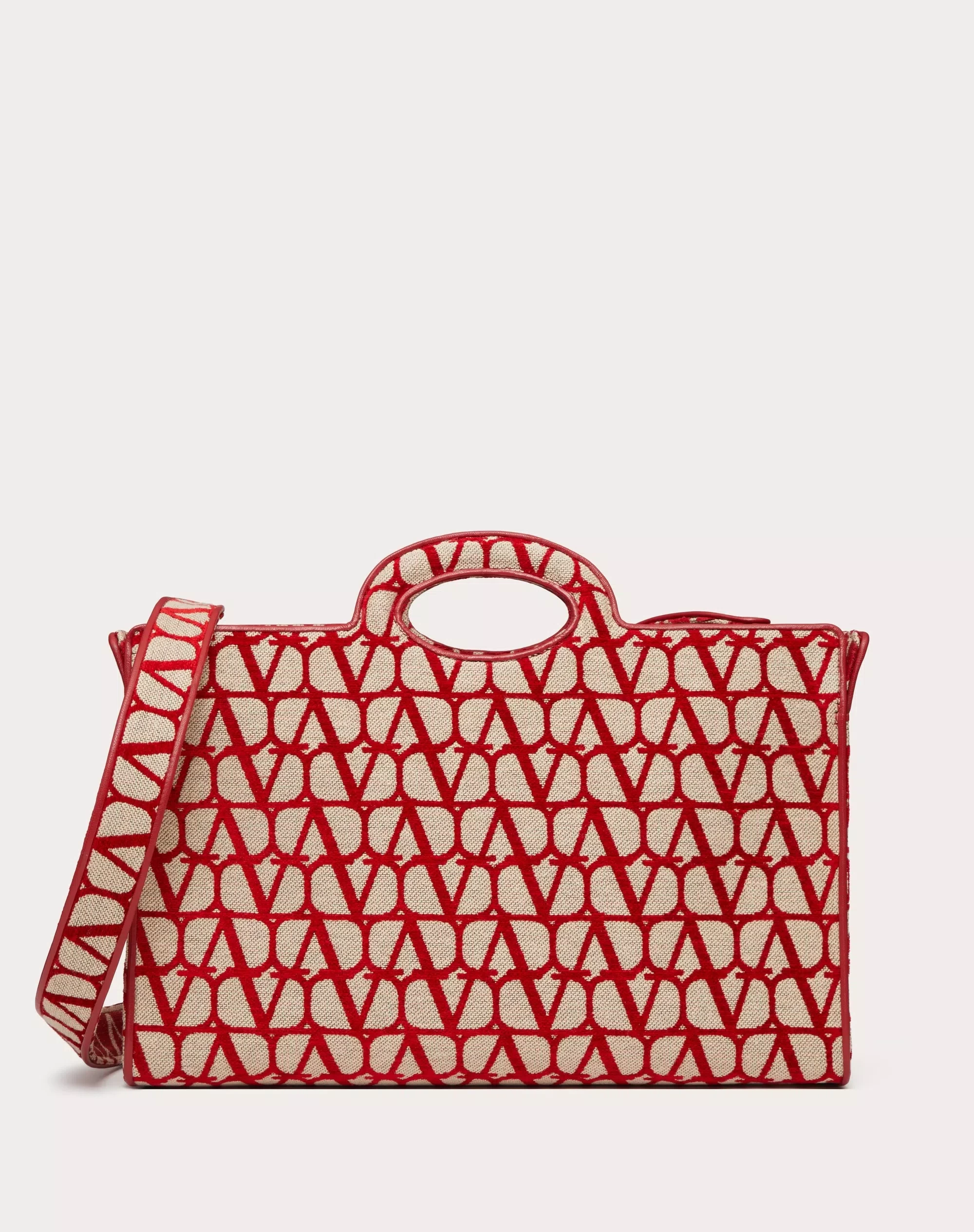 VALENTINO ル トロワジエム トワル イコノグラフ ショッピングバッグ