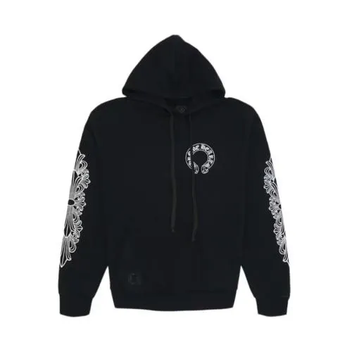 Chrome Hearts Horse shoe Floral Pullover Hoodie