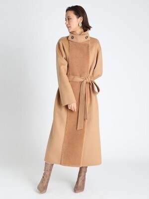 CELFORD ボアミックスコート
