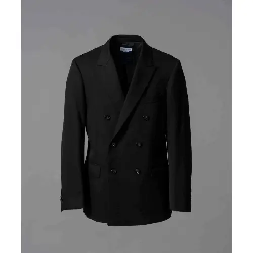 MAISON SPECIAL Dress-Fit Peaked Lapel Double Tailored Jacket