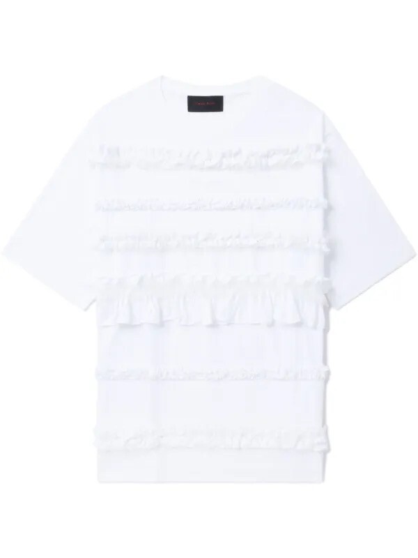 Simone Rocha ruffle-detailing T-shirt