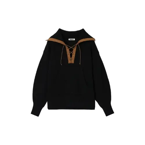 NKNIT high twist wool lace up KNIT