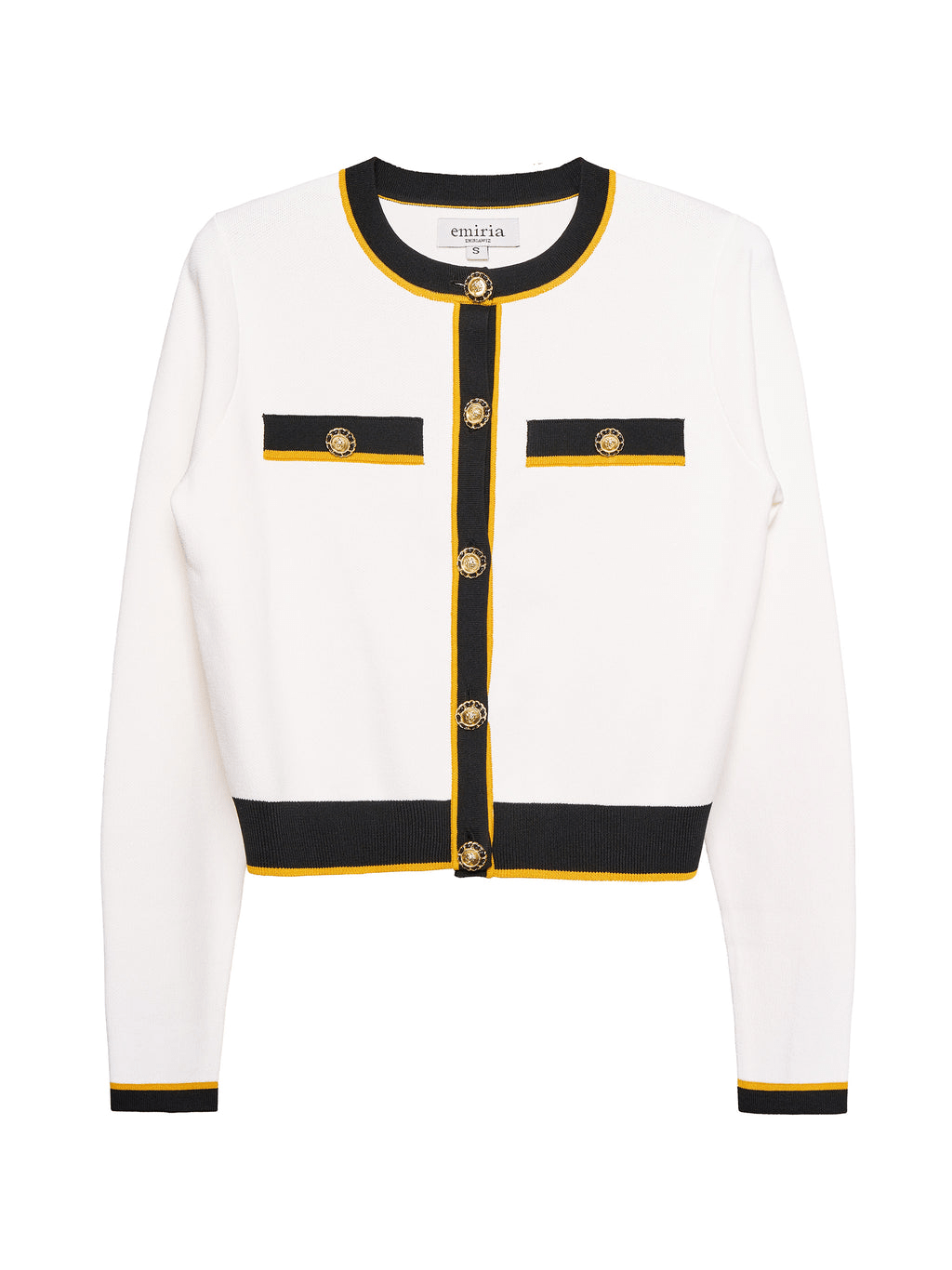 EmiriaWiz Bicolore knit cardigan