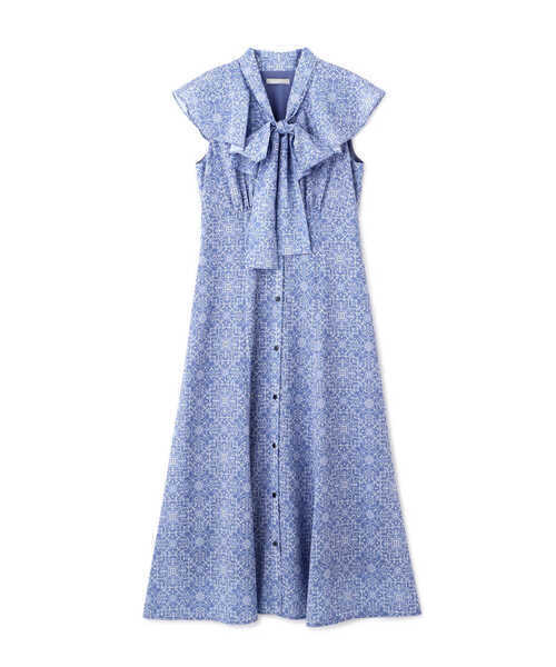 JILLSTUART ラッフルカラーシャツワンピース