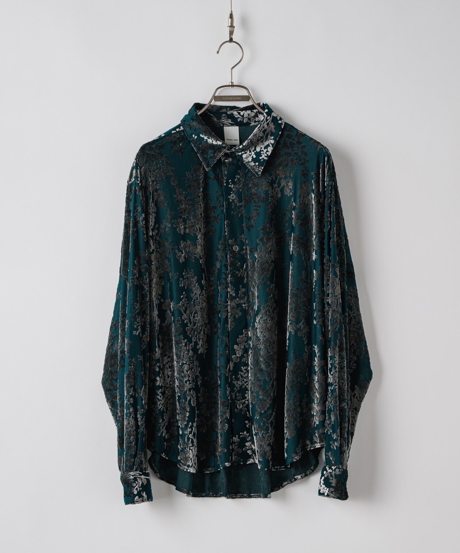 Casper John Various loose shirts - Flocked sheer -