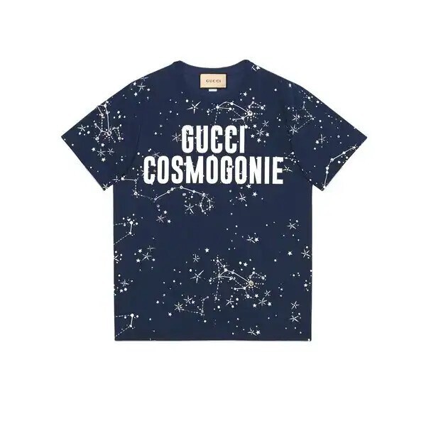 GUCCI Cruise 2023 Cosmogonie' Cotton Jersey T-Shirt