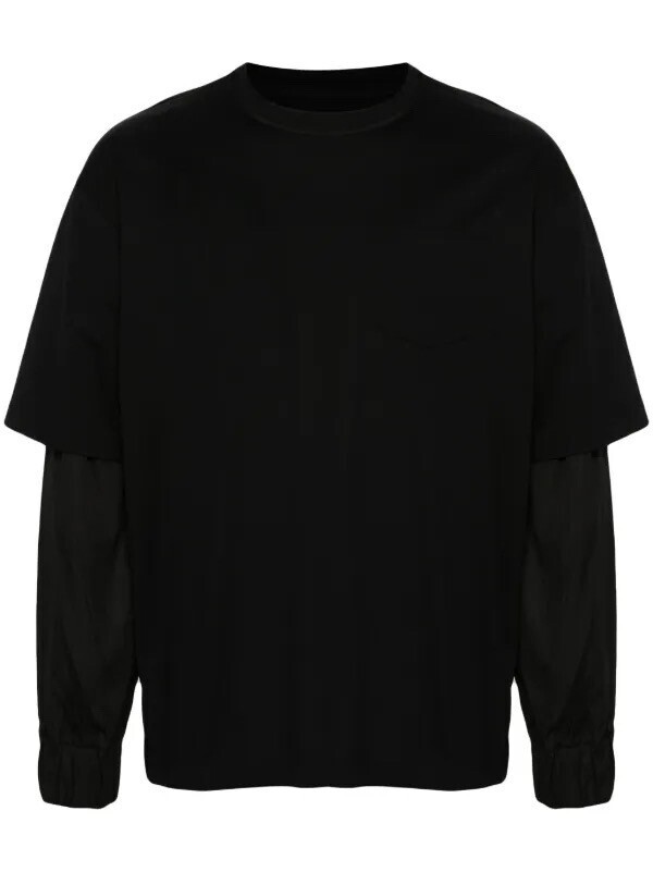 sacai レイヤード Tシャツ