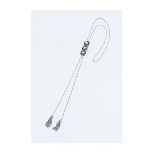 TOGA TOO Metal fringe loop tie