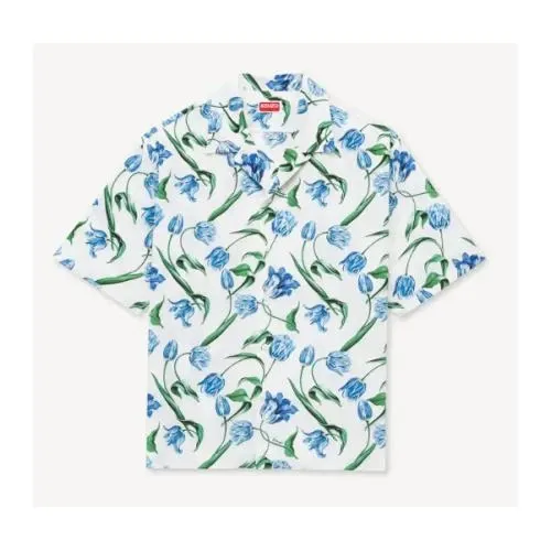 KENZO ハワイアン ショートスリーブ シャツ イン コットン