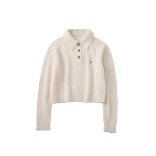 Knuth Marf fox over polo-neck knit