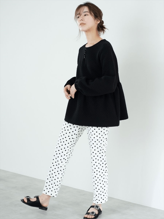 maison de Dolce. ドットパンツ【white】M
