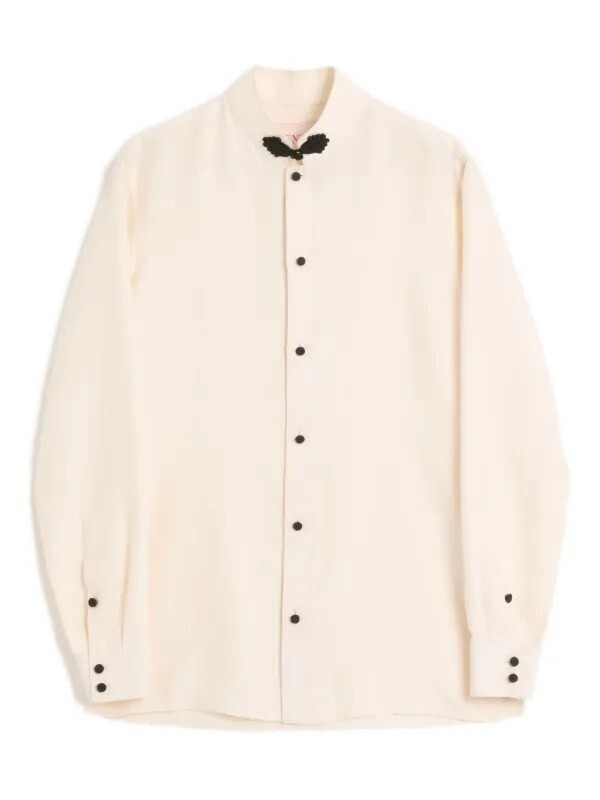 VALENTINO GARAVANI トグル シルクシャツ