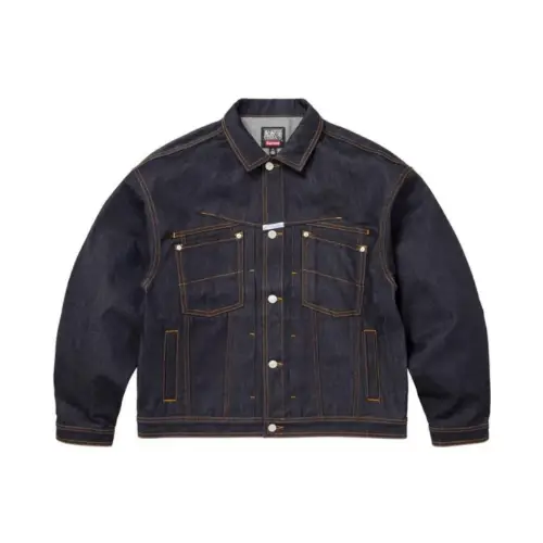 Supreme × MARITHE FRANCOIS GIRBAUD X-Seam Denim Trucker Jacket