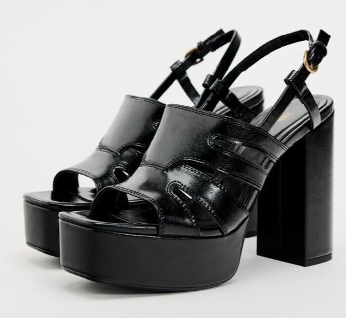 ZARA プラットフォームサンダル