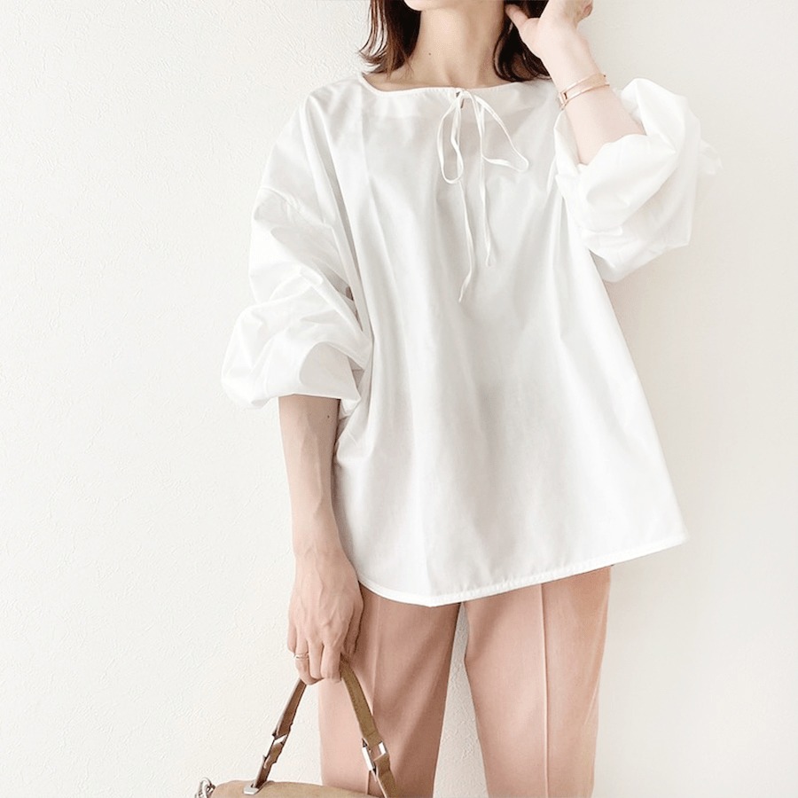 maison de Dolce. 袖ボリュームブラウス【white】