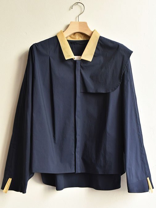 NAVY.WO drost sleeve blouse