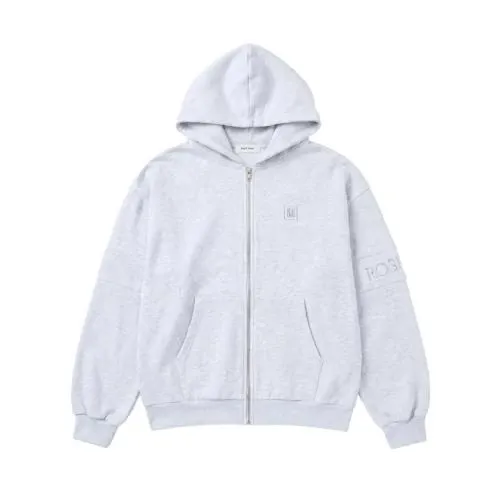 Rosé Muse Logo embroidery zip parker