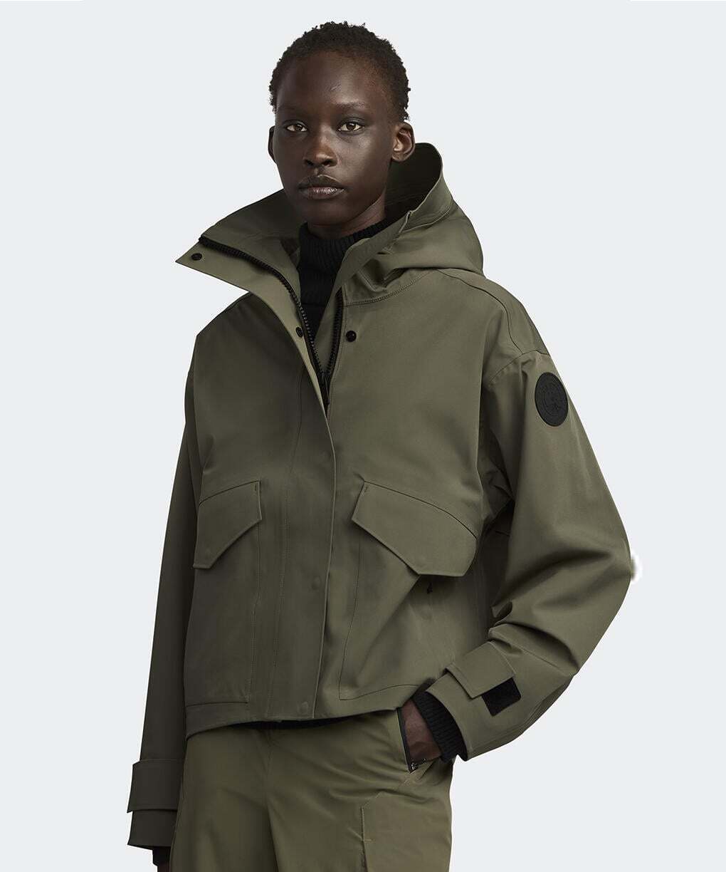 CANADA GOOSE トフィーノ レイン ジャケット ブラックレーベル