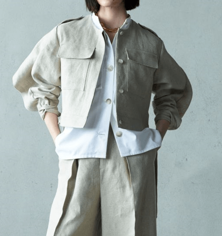 TEECHI 23SS COLLECTION ワッフサイドスリットジャケット