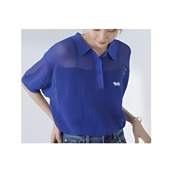 PENNEYS PENNEYS別注TheFOXメッシュポロニット
