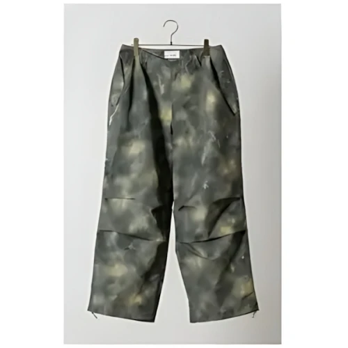 soerte Total pattern military wide cargo pants