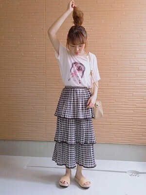 GRL ティアードスカート