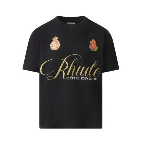 Rhude Script-Crest T-Shirt