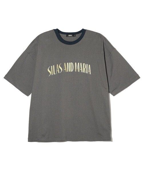 SILAS EMBROIDERED WIDE S/S TEE
