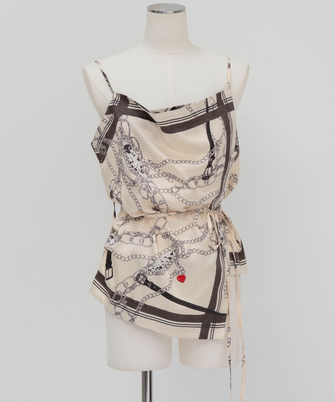 MAISON SPECIAL Chain-Pattern Scarf TOPS