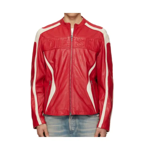 DIESEL L-ADAM Leather Jacket