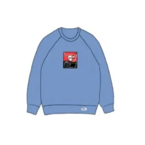 WACKO MARIA JEAN-MICHEL BASQUIAT / WASHED HEAVY WEIGHT CREW NECK SWEAT