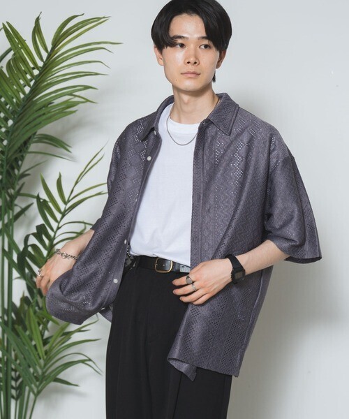WEGO メッシュBIGシャツ