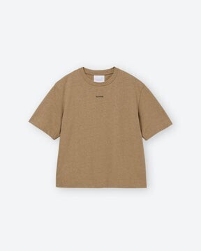 SLOANE ヘンプ×コットン ロゴショート丈Tシャツ